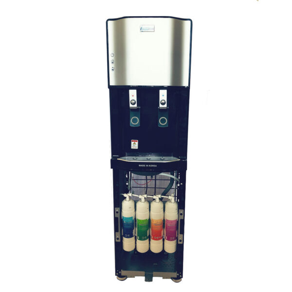hot cold water dispenser floor standing AK2100-2F open with filters
