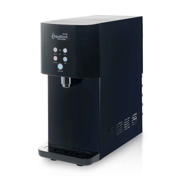 AK Ruby-3T Hot cold normal tabletop water dispenser black side