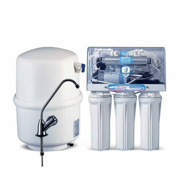 Kent excell ro under sink water filtration system with hydrostatic tank