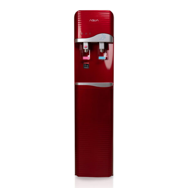 AK55-2F-hot-and-cold-water-dispenser-floor-standing-red