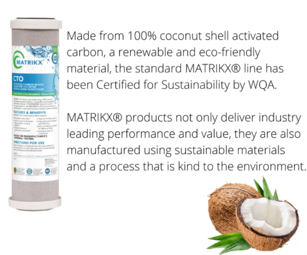 matrikx carbon water filter description